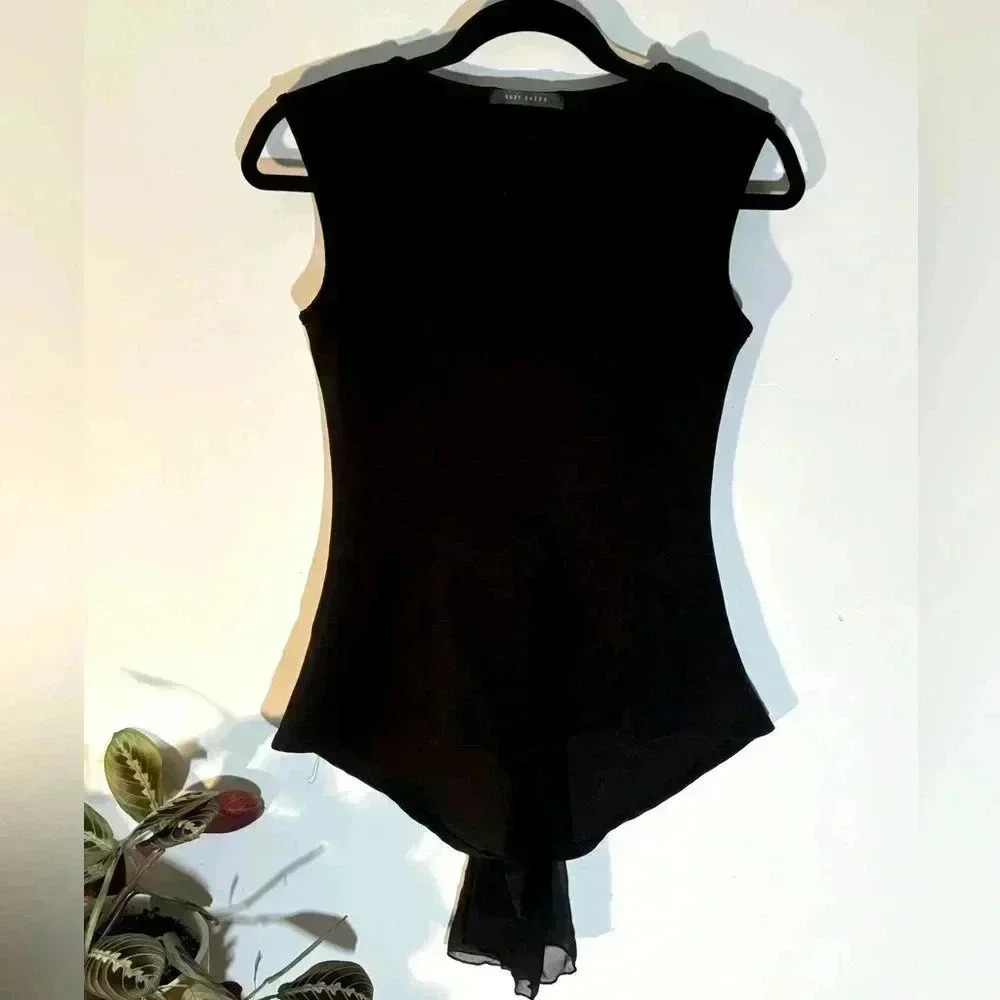 SUZY SHIER Peplum  top